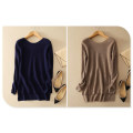 100% Cashmere Knitting Tops Women′s Pullover Sweater